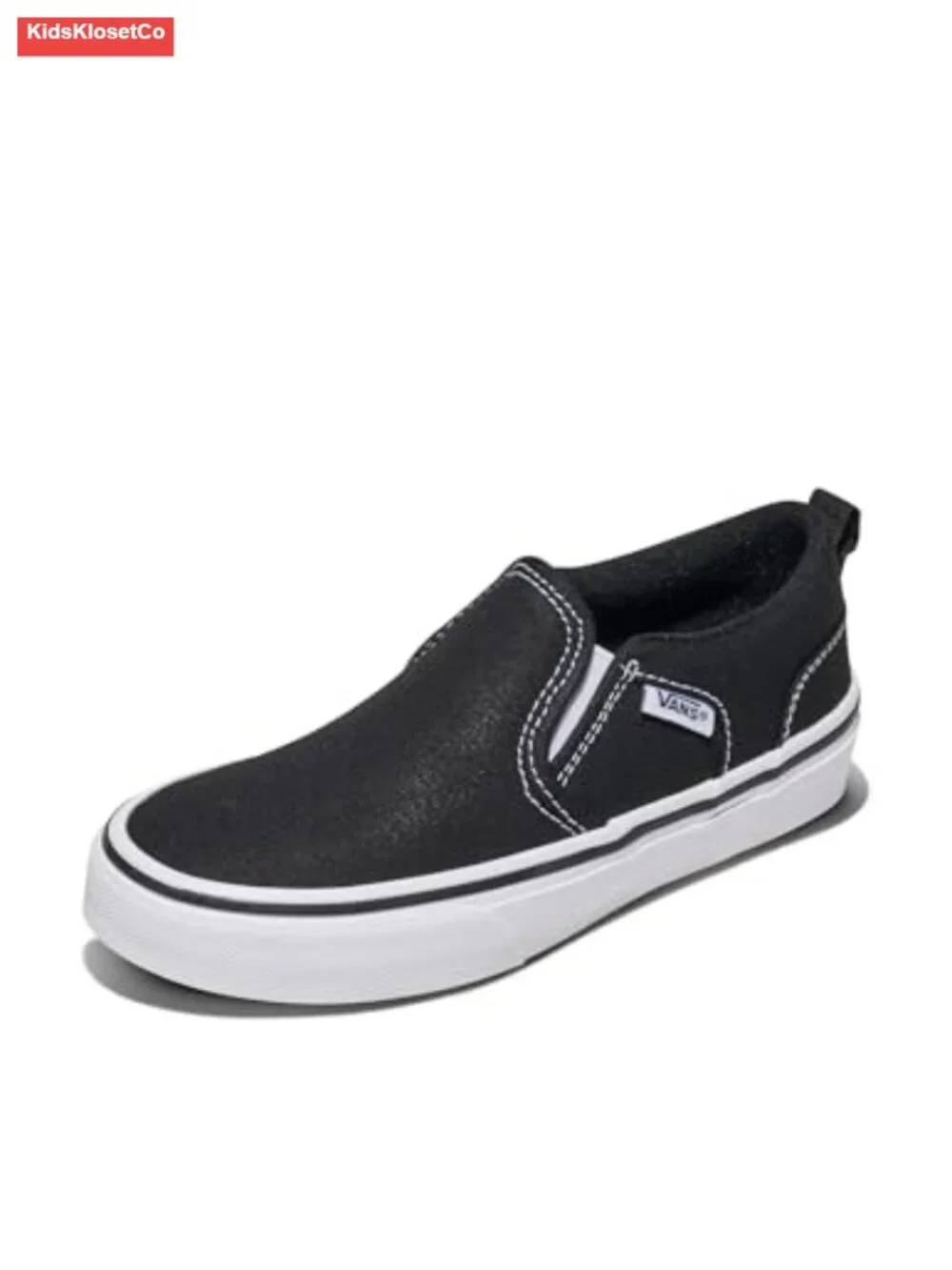 Canvas Slip-on Sneakers with Stretch Side Panels for Kids